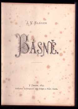 Josef Václav Sládek: Básně