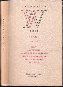 Básně 1919-1926 : I - Vítězslav Nezval (1950, Československý spisovatel) - ID: 225191