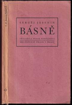 Sergej Aleksandrovič Jesenin: Básně