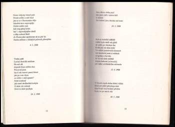Egon Bondy: Básně 1988, aneb, Čas spíše chmurný ; Odplouvání