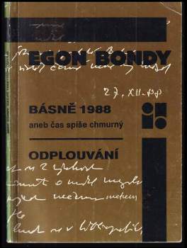 Básně 1988, aneb, Čas spíše chmurný ; Odplouvání