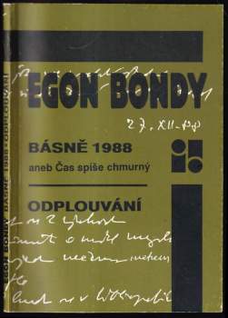 Básně 1988, aneb, Čas spíše chmurný ; Odplouvání