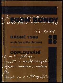 Básně 1988, aneb, Čas spíše chmurný ; Odplouvání