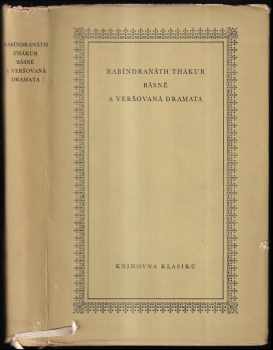 Básně a veršovaná dramata - Rabíndranáth Thákur (1958, Státní nakladatelství krásné literatury, hudby a umění) - ID: 745478