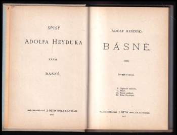 Adolf Heyduk: Básně