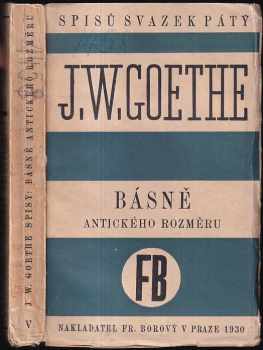 Básně antického rozměru