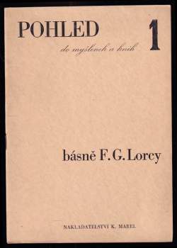 Básně F.G. Lorcy