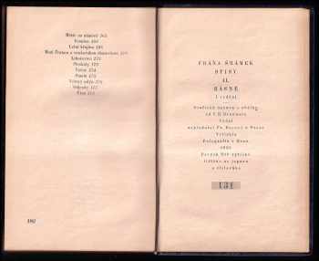 Fráňa Šrámek: Básně