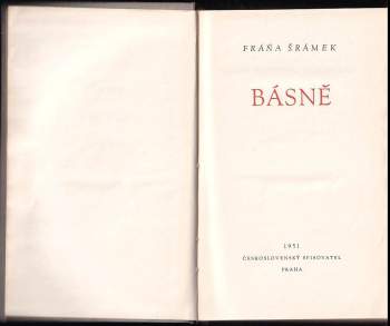 Fráňa Šrámek: Básně