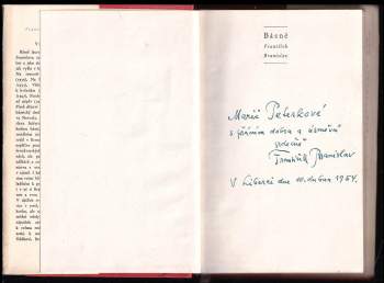 František Branislav: Básně