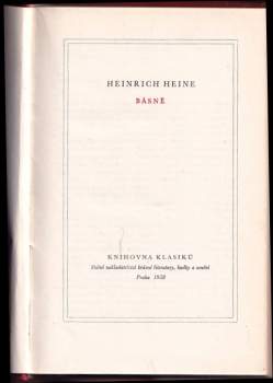 Heinrich Heine: Básně