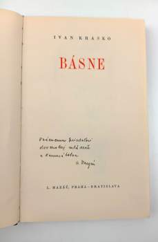 Ivan Krasko: Básne