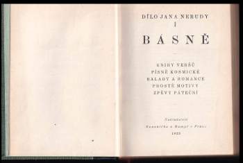 Jan Neruda: Básně