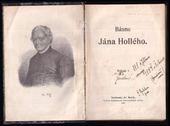 Ján Hollý: Básne Jána Hollého