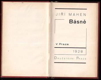 Jiří Mahen: Básně