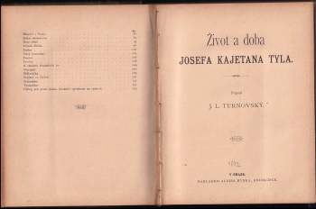 Josef Kajetán Tyl: Básně Josefa Kajetana Tyla