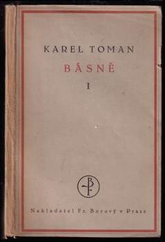 Karel Toman: Básně