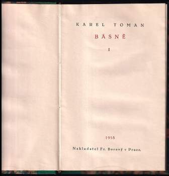 Karel Toman: Básně