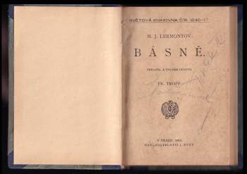Michail Jur'jevič Lermontov: Básně