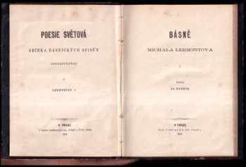Michail Jur'jevič Lermontov: Básně Michala Lermontova