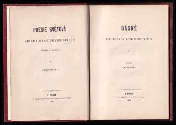 Michail Jur'jevič Lermontov: Básně Michala Lermontova