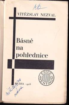Vítězslav Nezval: Básně na pohlednice