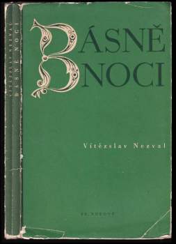 Vítězslav Nezval: Básně noci