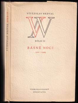 Vítězslav Nezval: Básně noci