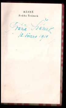 Fráňa Šrámek: Básně