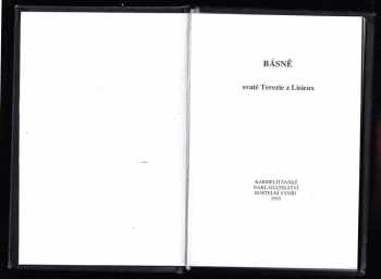 Terezie: Básně sv. Terezie z Lisieux