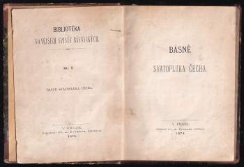 Svatopluk Čech: Básně Svatopluka Čecha
