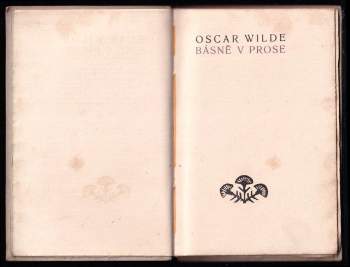 Oscar Wilde: Básně v prose