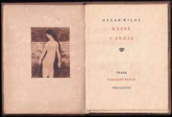 Oscar Wilde: Básně v próse