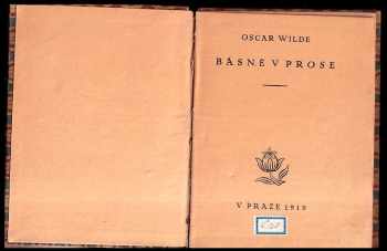 Oscar Wilde: Básně v prose