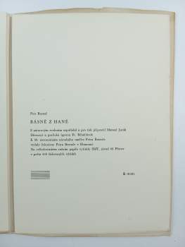 Petr Bezruč: Básně z Hané