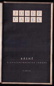 Josef Čapek: Básně z koncentračního tábora