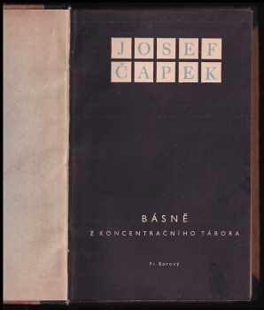 Josef Čapek: Básně z koncentračního tábora