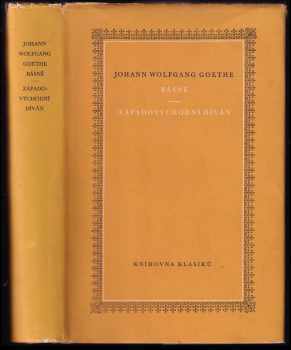 Johann Wolfgang von Goethe: Básně - Západovýchodní díván