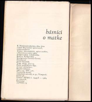 Básníci o matke