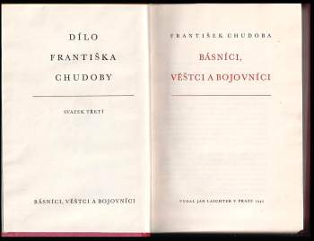 František Chudoba: Básníci, věštci a bojovníci
