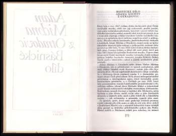 Adam Václav Michna Z Otradovic: Básnické dílo