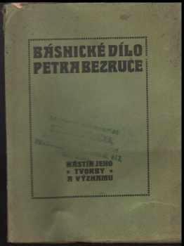 Básnické dílo Petra Bezruče