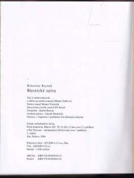 Bohuslav Reynek: Básnické spisy