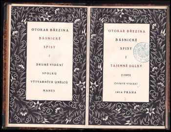 Otokar Březina: Básnické spisy I : Tajemné dálky [1895]
