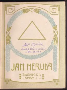 Jan Neruda: Básnické spisy Jana Nerudy
