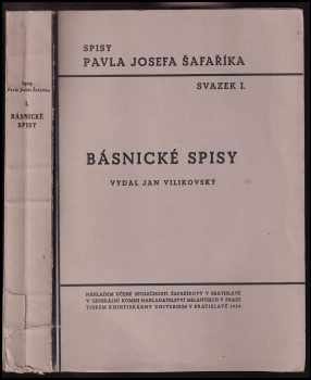 Pavel Josef Šafařík: Básnické spisy