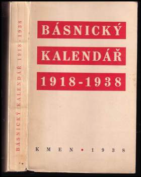 Básnický kalendář z let 1918 - 1938