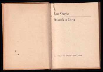 Ján Smrek: Básnik a žena