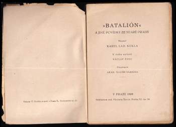 Karel Ladislav Kukla: Batalión a jiné povídky ze staré Prahy