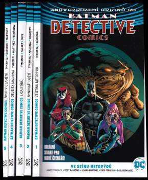 Batman - Detective comics 1 - 5 - Ve stínu netopýrů + Syndikát obětí + Liga stínů + Deus ex machina + Život v osamění - James IV Tynion, James IV Tynion, James IV Tynion, Marguerite Bennett, James IV Tynion, Christopher Sebela, James IV Tynion, Christopher Sebela, James IV Tynion, Marguerite Bennett, Christopher Sebela (2018, BB art) - ID: 758448